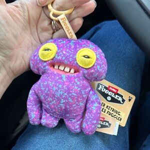 ZURU Fuggler Purple Monster Keyring